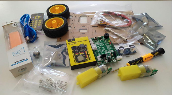 Contenido del kit 3dBot